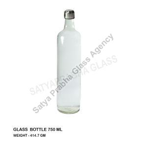 750 ML glass water bottles