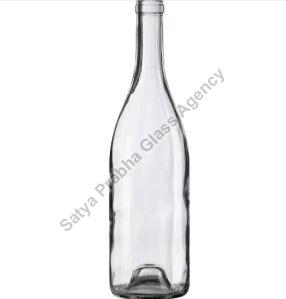 750 Ml Transparent  Glass Bottle
