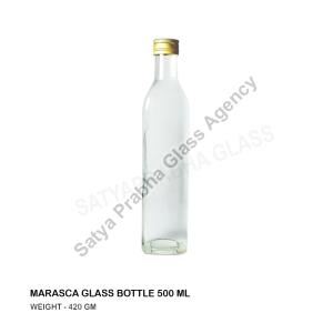 glass oil bottle 500 ML