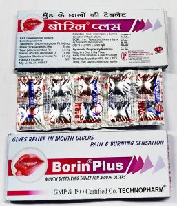Borin Mouth ulcer tablet