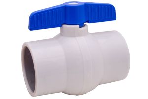 White PVC Ball Valve, For Water Supply