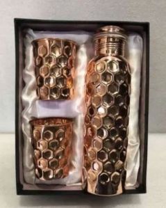 Diamond Copper Bottle Gift Set