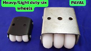 heavy light duty six wheel