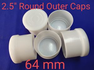 round outer plastic caps