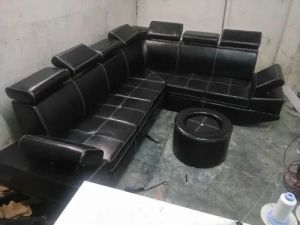 Leather Sofa Set With Center Table