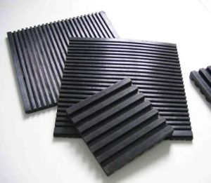Grooved Rubber Pad