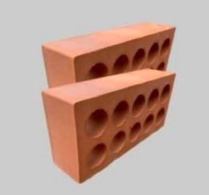 10 Holes Clay Perforated Bricks