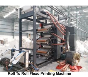 Roll To Roll Flexo Printing Machine