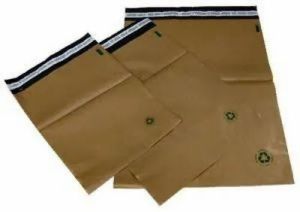 Biodegradable Brown Courier Bag