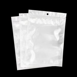 Opaque Hang Hole Zipper Packaging Bag