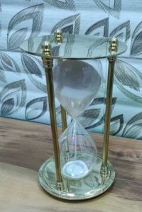 10 Minute Brass Glass Sand Timer