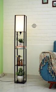 Tower Floor Lamp with Shelf