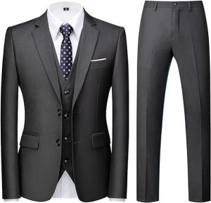 Dark Grey Wedding Suit Business Suit Stylish