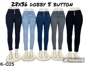 5 button jeans 28x36