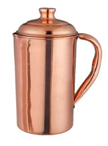 Plain Copper Jar With Tumbler