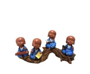 Sitting Baby Monks Figurine