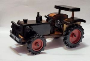 Wooden Tractor Toy