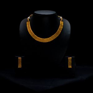 Royal Traditional Gold Plated Necklace Set