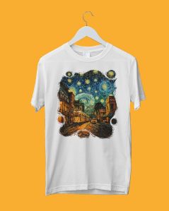 White City Light Printed Unisex T-Shirt