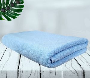 Rekhas Premium Cotton Light Blue Bath Towel