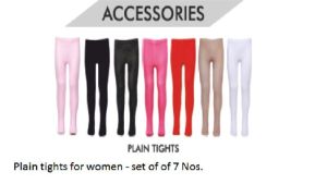 Womens Tights Plain - Winter collection for women - 6 Nos