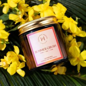 Soy Wax Candle Scented in Glass Jar