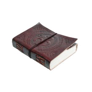 genuine leather handmade paper leather diary
