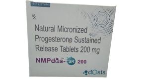 Natural micronized progesterone tablet