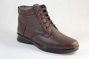 Mens High Ankle Leather Boots