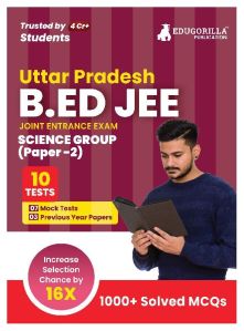 up b ed jee science group paper 2 english edition exam book