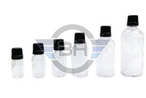 Clear Glass Bottle with Seal Cap