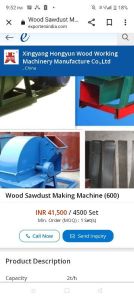 wood sawdust making machine