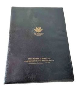 Leather Certificate File
