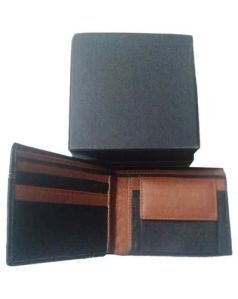 Men Plain Leather Wallet