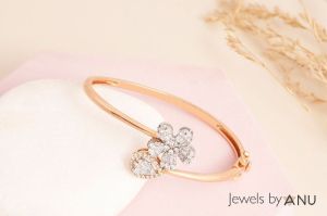 14k solid gold diamond bracelet