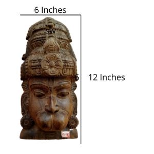 Heritage India Wooden foce Mask Wall Hanging  FMW-009