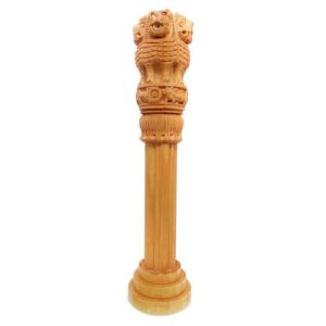 Wooden Ashoka Stambh