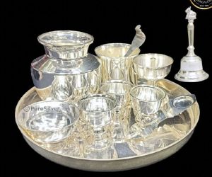 silver pooja articles