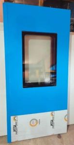 Blue Clean Room Door