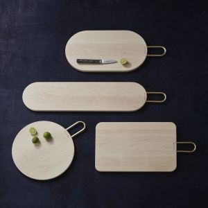 serving wooden platter