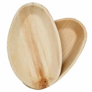 12 Inch Oval Areca Leaf Plate