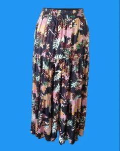 Ladies Floral Printed Cotton Night Skirt, Size : 40 Inch