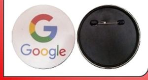 65mm Plastic Round Promotional Button Badge