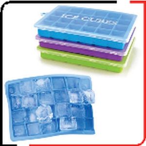 Multicolor Silicon Ice Tray WITH LID