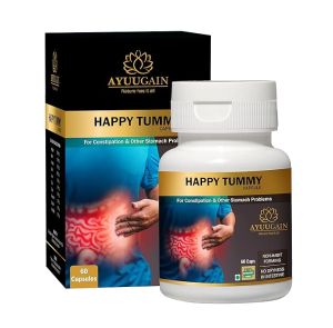 ayuugain happy tummy indigestion acidity relief capsules