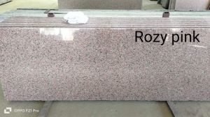 rozy pink granite slab