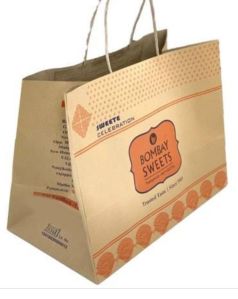 Paper bag for sweet shop