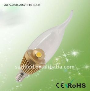 3w E14 Ac100-256v LED Bulb