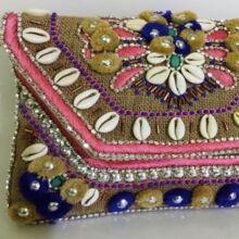 Designs Hand Embroidered Clutch Bag