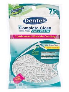 DENTEK COMPLETE CLEAN EASY REACH FLOSS PICKS
